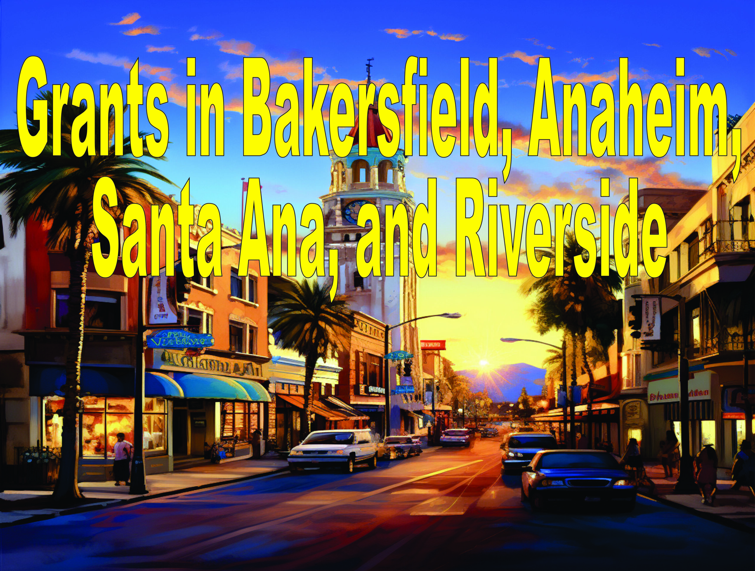 Grants In Bakersfield, Anaheim, Santa Ana, And Riverside