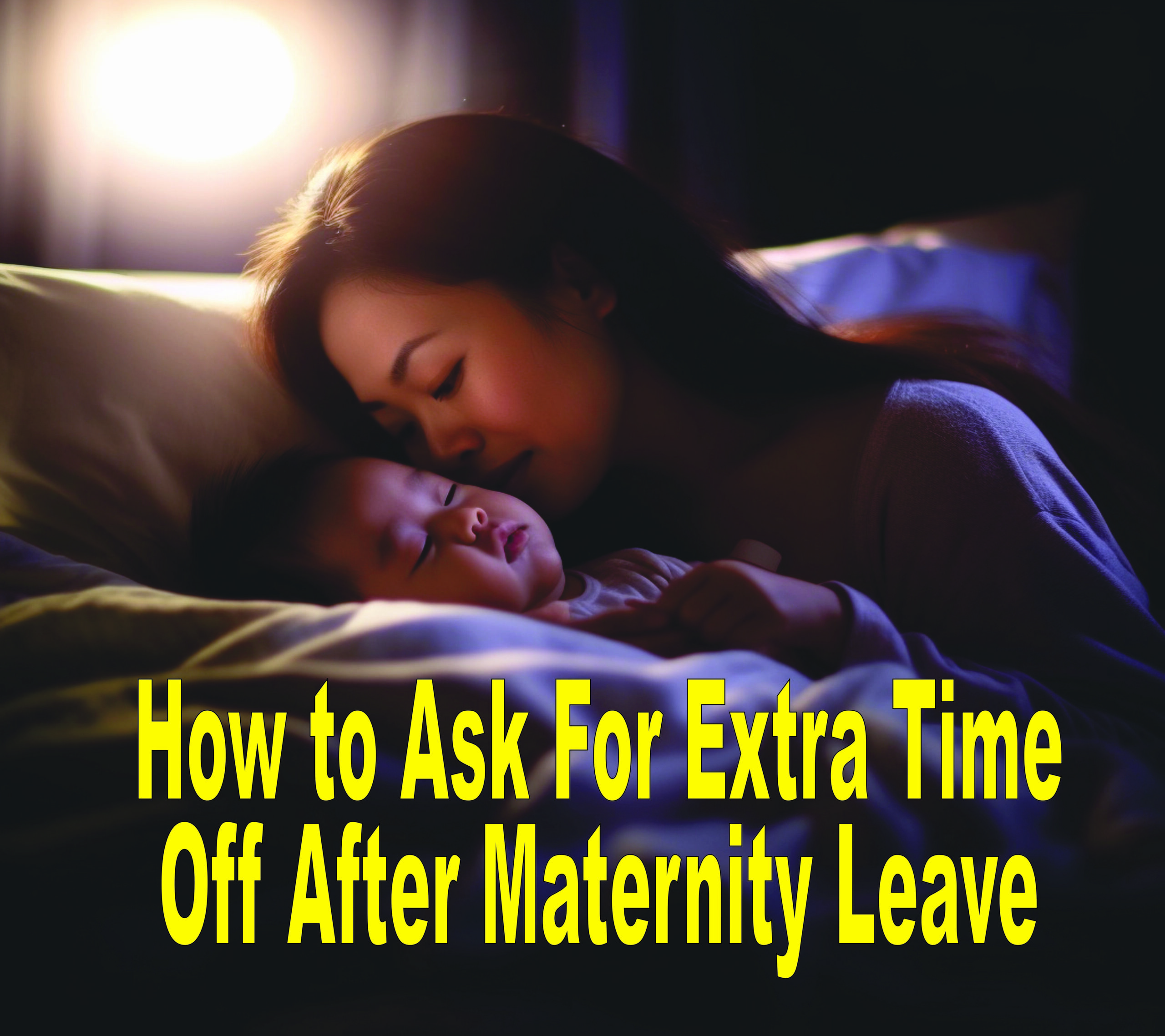 How To Ask For Extra Time Off After Maternity Leave