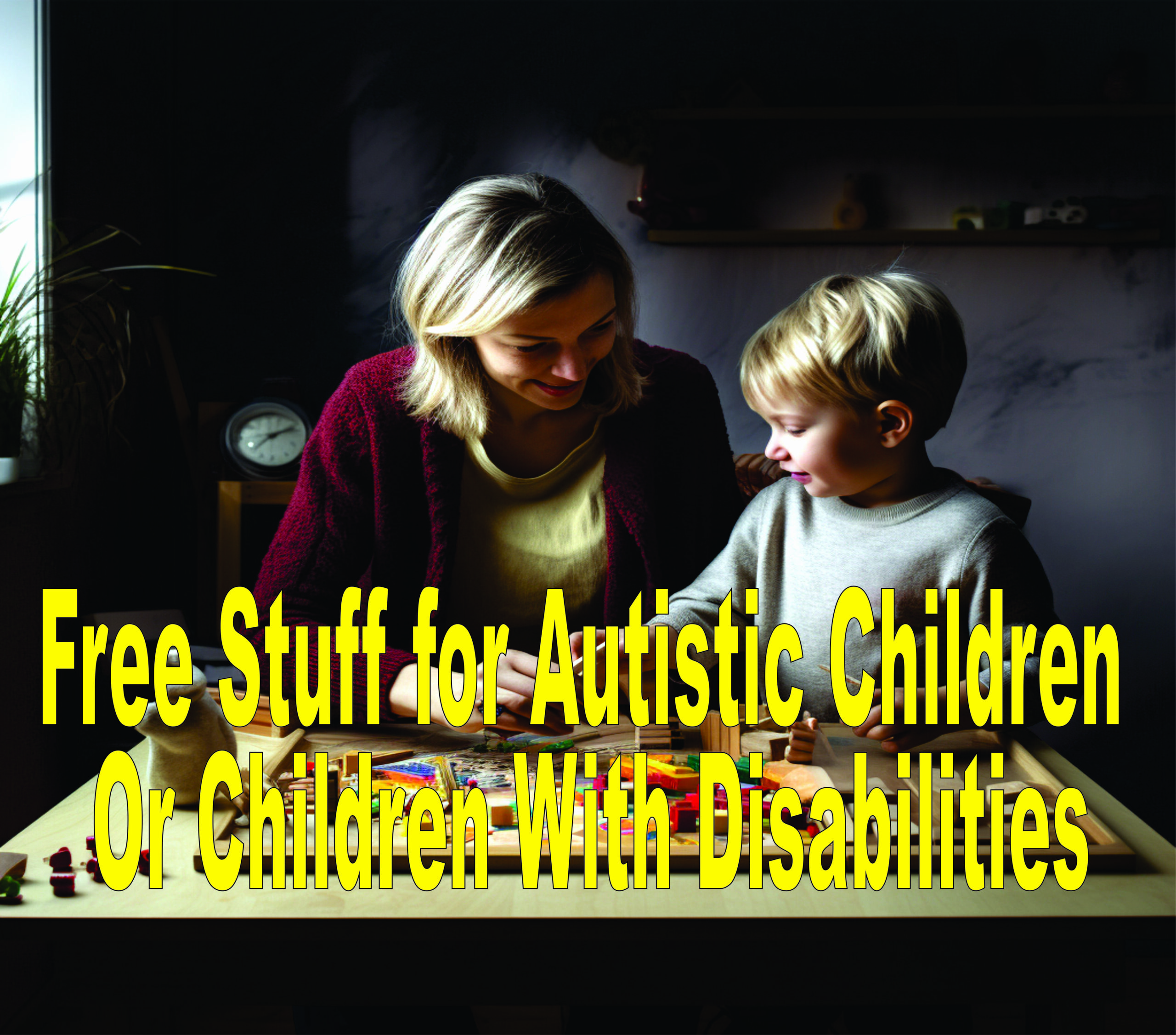 Free Stuff For Autistic Children Or Children With Disabilities
