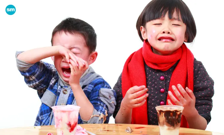 why kids cry