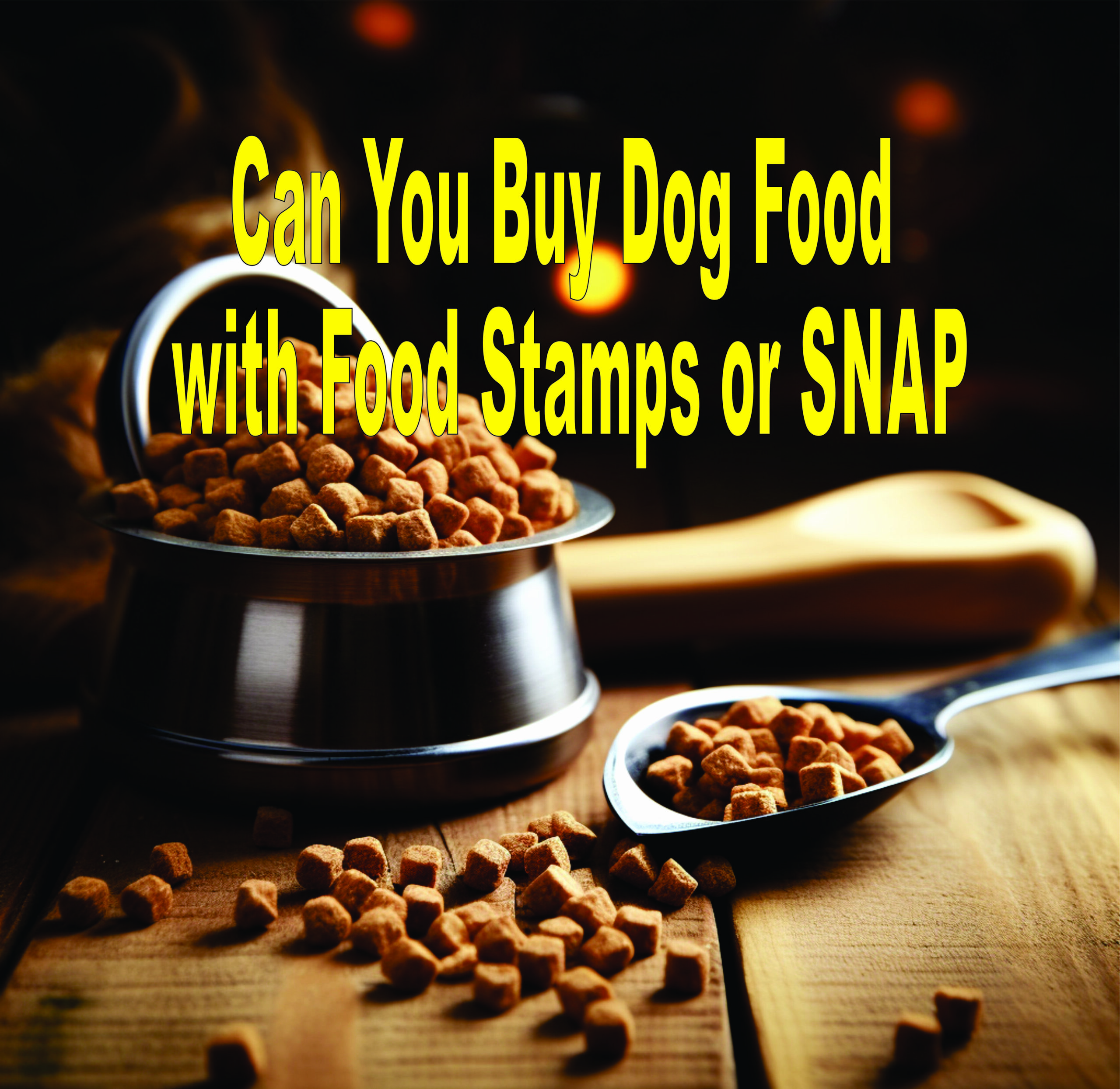 Can You Buy Dog Food With Food Stamps Or Snap