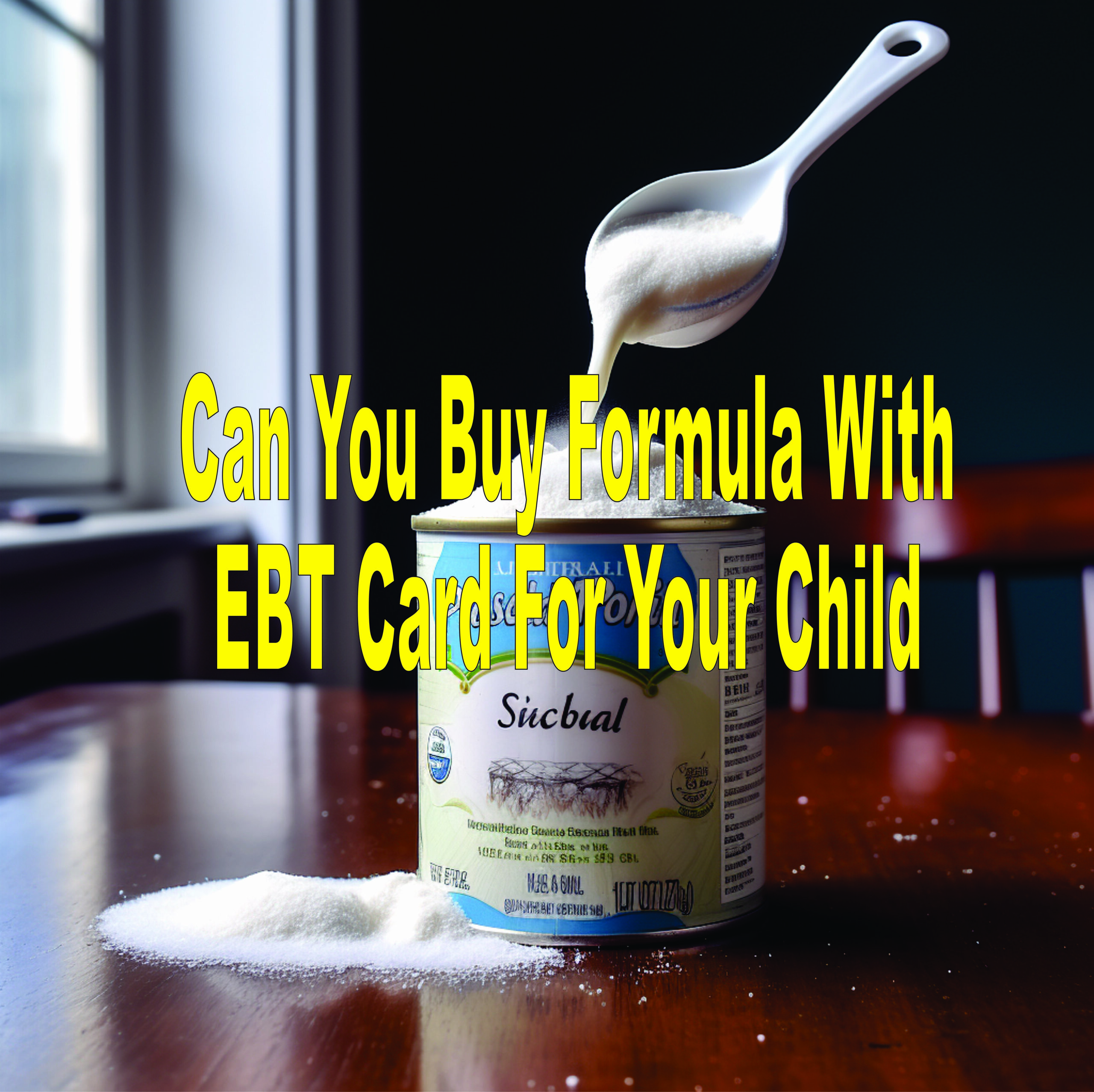Can You Buy Formula With Ebt Card For Your Child