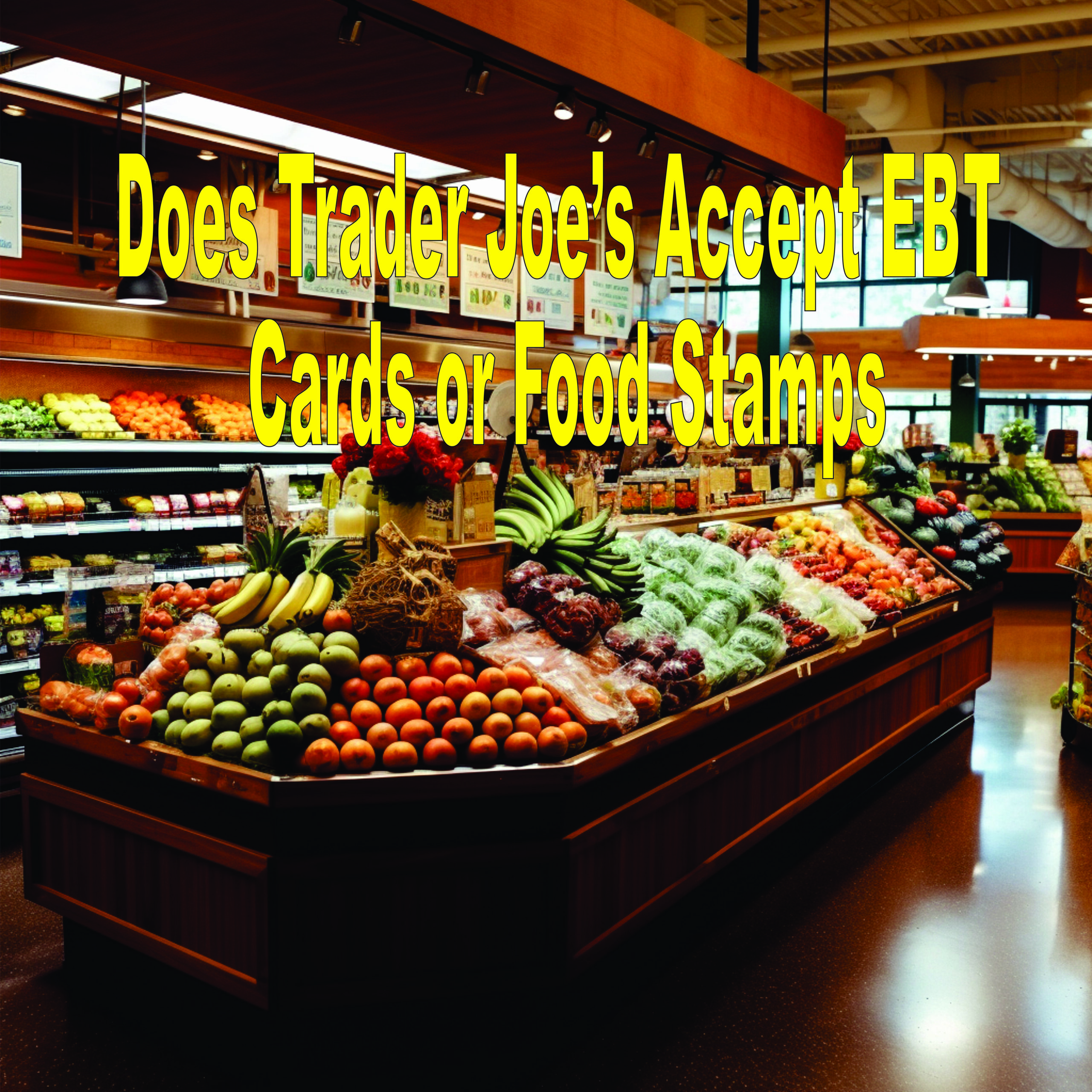 Does Trader Joe’s Accept Ebt Cards Or Food Stamps