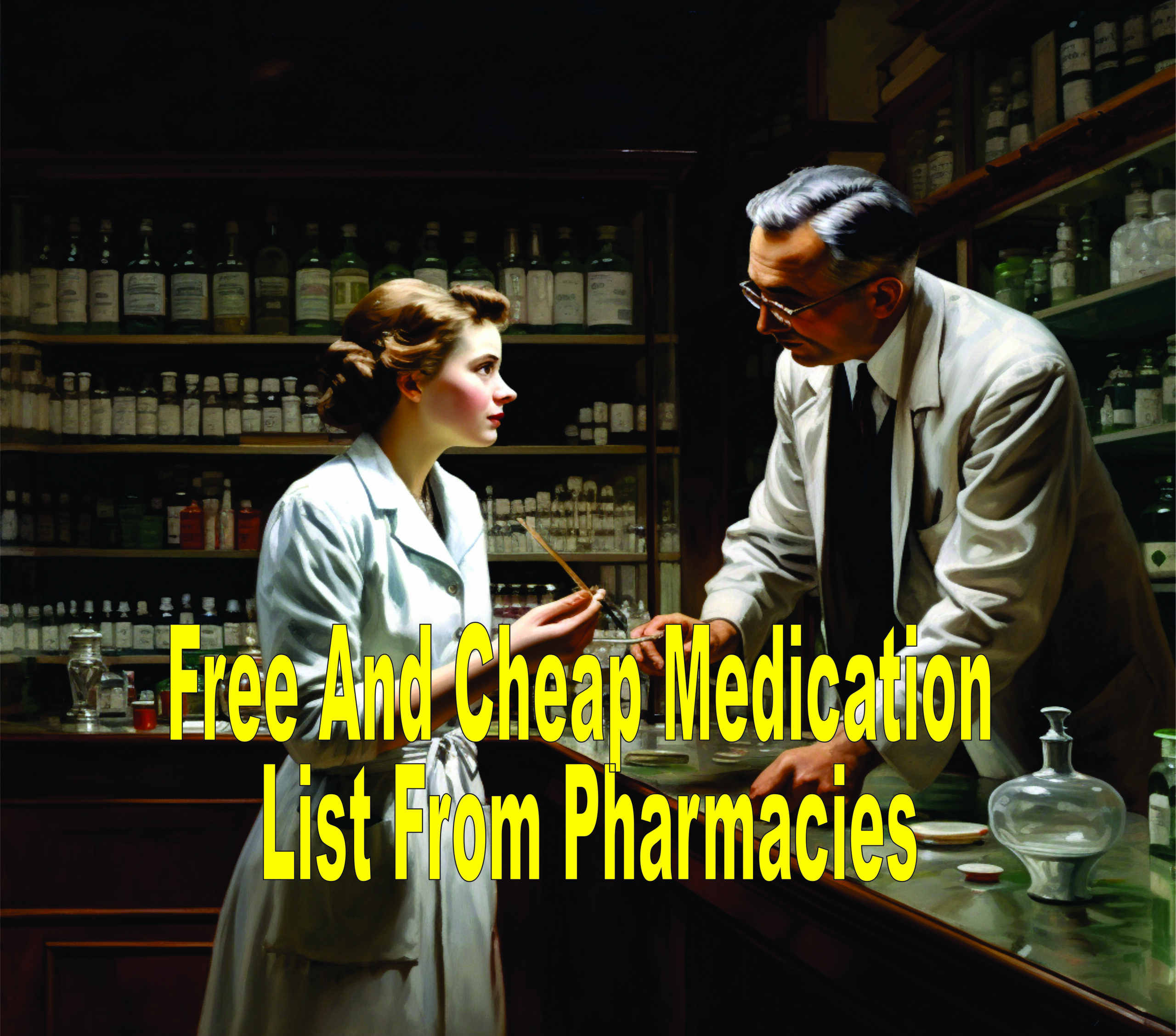Free And Cheap Medication List From Pharmacies