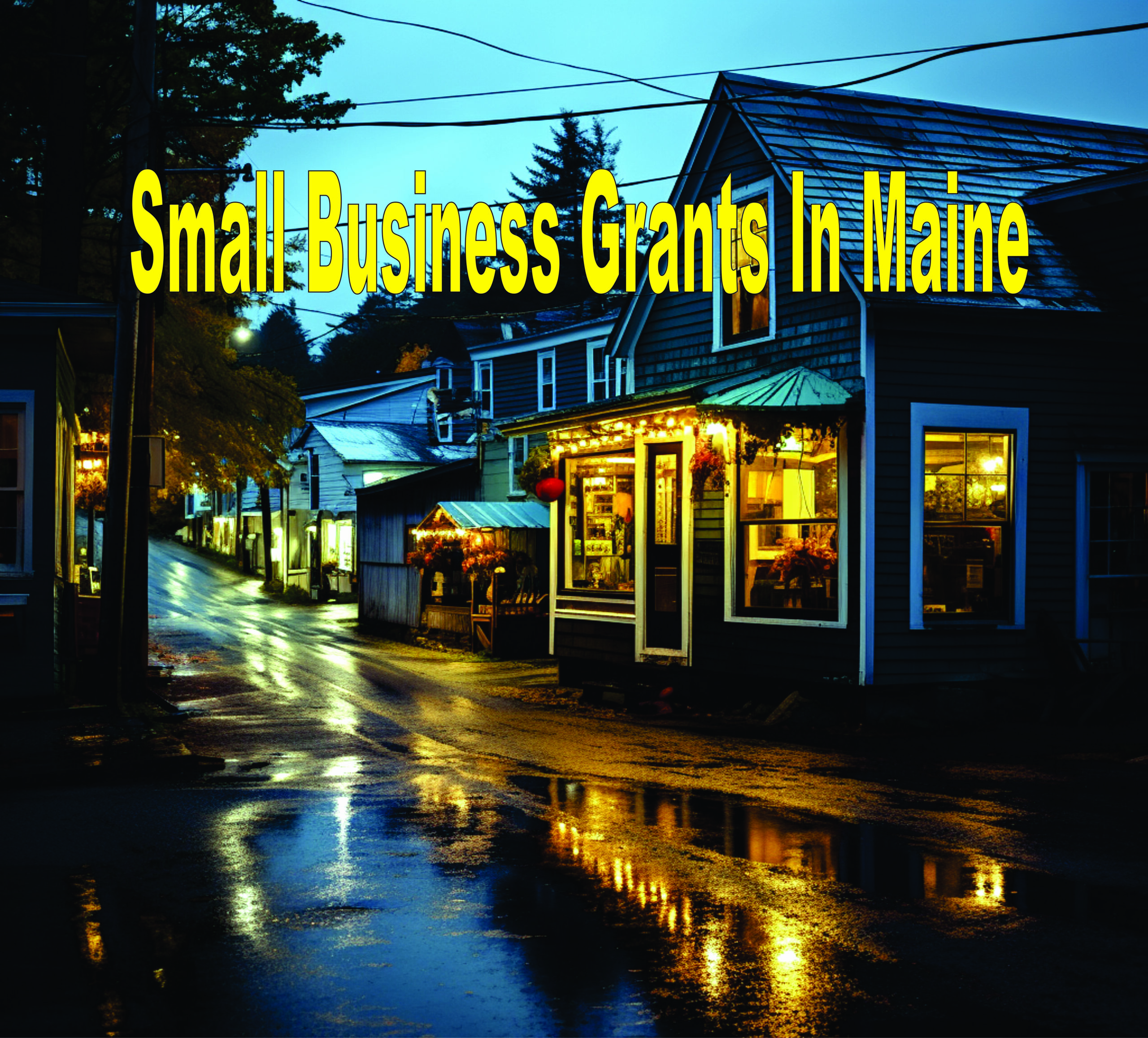 Small Business Grants In Maine