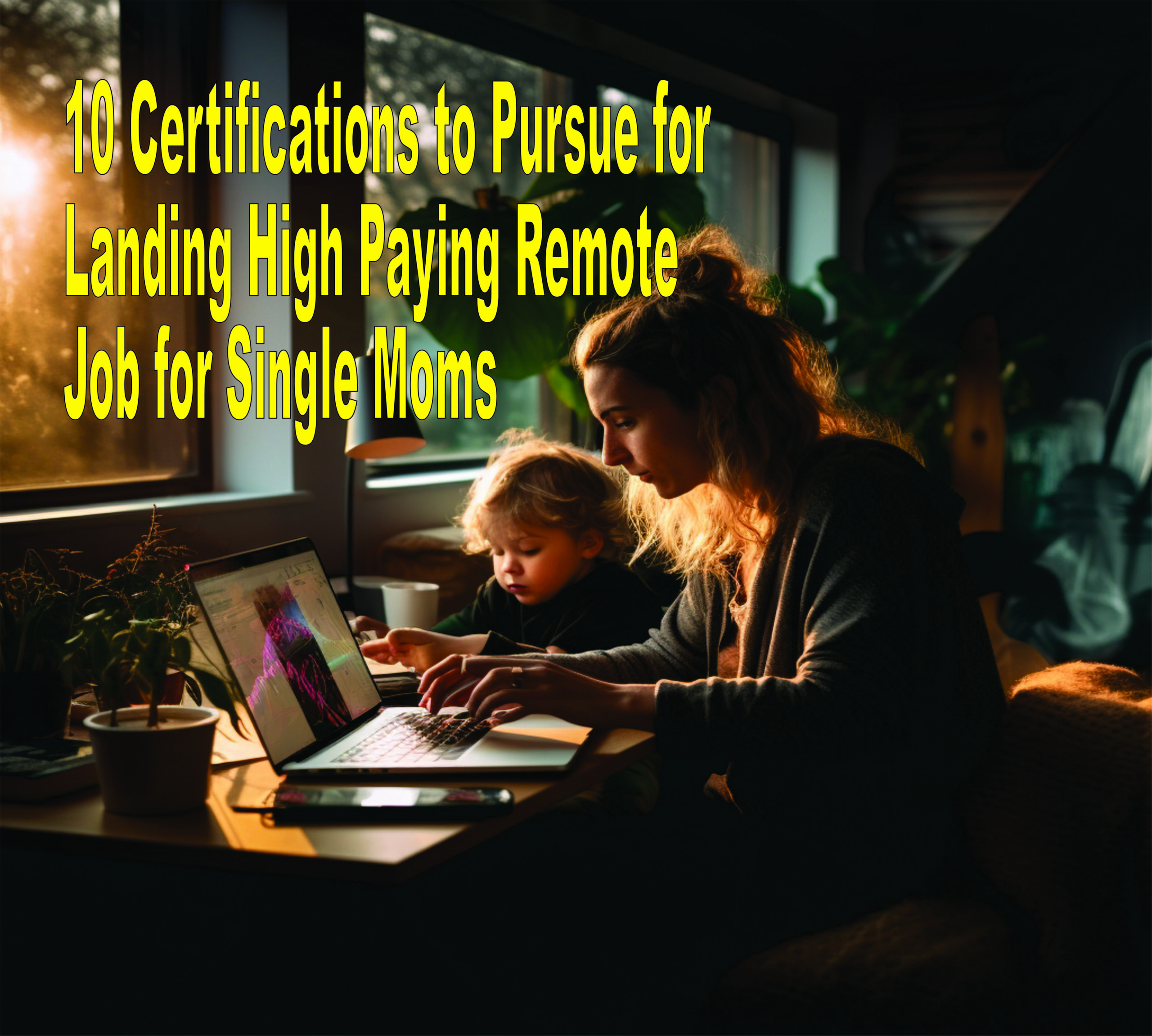 10 Certifications To Pursue For Landing High Paying Remote Job For Single Moms
