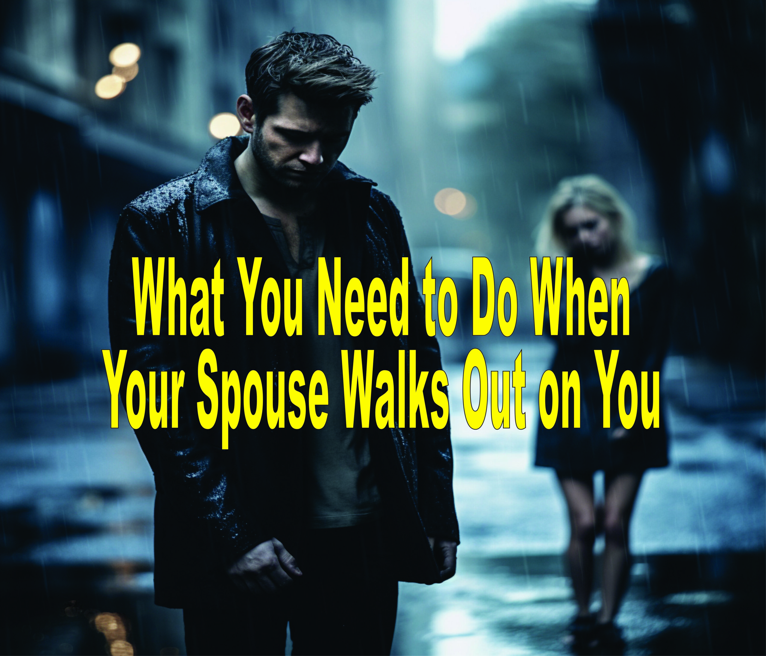What You Need To Do When Your Spouse Walks Out On You